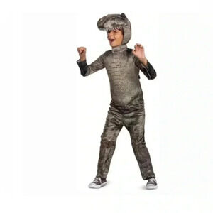 Disguise Jurassic World T Rex child costume. NWT. XS 3-4T glowing eyes